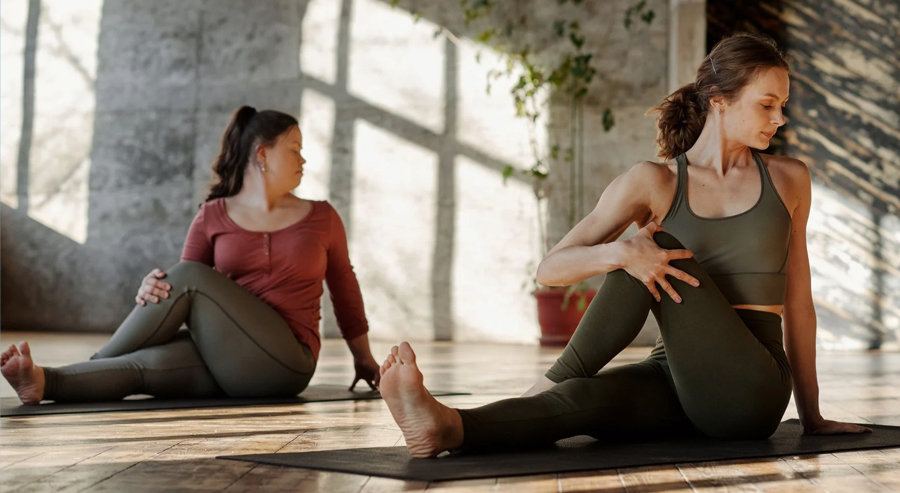 Tissu de yoga / gymnase