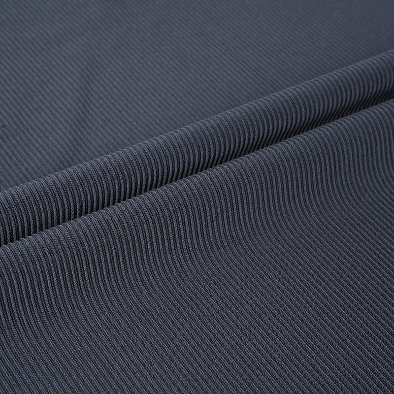 35NS008 88% en nylon 12% Spandex 200gsm Stripe Rib Treot Yoga Fitness Tissu